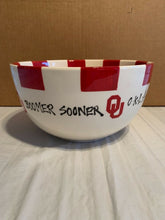 Load image into Gallery viewer, Oklahoma Sooners NCAA Ceramic Large Mixing/Salad Bowl Magnolia Lane - Casey's Sports Store