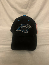 Load image into Gallery viewer, Carolina Panthers NFL Reebok Adjustable One Size Black Hat Cap - Casey's Sports Store