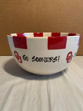 Load image into Gallery viewer, Oklahoma Sooners NCAA Ceramic Large Mixing/Salad Bowl Magnolia Lane - Casey's Sports Store