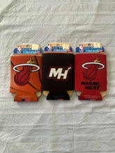 Load image into Gallery viewer, Miami Heat NBA Set Of 3 2-Sided Koozies - Casey's Sports Store