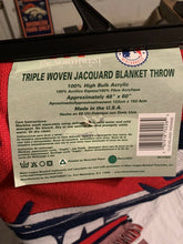 Load image into Gallery viewer, Cleveland Indians, Chief Wahoo MLB TripleWoven Throw Blanket 48x60 Northwest Company - Casey's Sports Store