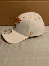 Load image into Gallery viewer, Tennessee Volunteers NCAA Zephyr Stretch Fit White Hat Cap - Casey's Sports Store