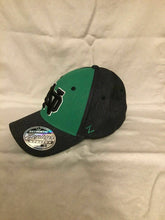 Load image into Gallery viewer, Notre Dame Fighting Irish NCAA Zephyr Stretch Fit Green/Blue Hat Cap - Casey's Sports Store