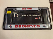 Load image into Gallery viewer, Ohio State Buckeyes NCAA Chrome License Plate Frame RICO - Casey's Sports Store