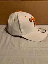 Load image into Gallery viewer, Tennessee Volunteers NCAA Zephyr Stretch Fit White Hat Cap - Casey's Sports Store