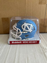 Load image into Gallery viewer, North Carolina Tar Heels NCAA Riddell Speed Blue Mini Helmet - Casey's Sports Store