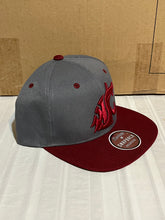 Load image into Gallery viewer, Washington State Cougars NCAA Zephyr Gray Two Tone Captain Snapback Hat - Casey's Sports Store