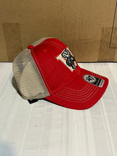 Load image into Gallery viewer, Wisconsin Badgers Throwback NCAA '47 Brand Red Clean Up Snapback Mesh Hat - Casey's Sports Store