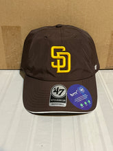 Load image into Gallery viewer, San Diego Padres MLB '47 Brand Brown Clean Up Adjustable Strapback Hat - Casey's Sports Store