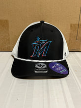 Load image into Gallery viewer, Miami Marlins MLB '47 Black MVP Adjustable Snapback Mesh Hat - Casey's Sports Store