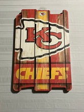 Load image into Gallery viewer, Kansas City Chiefs NFL 17" x 11" Wood Decorative Indoor Sign Wincraft - Casey's Sports Store