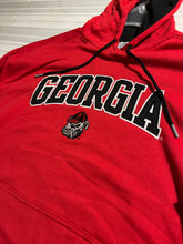 Load image into Gallery viewer, Georgia Bulldogs NCAA Red Embroidered Men's Pullover Hoodie Champion - Casey's Sports Store