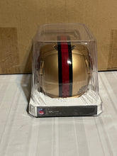 Load image into Gallery viewer, San Francisco 49ers NFL Throwback Riddell Speed Gold Mini Helmet - Casey's Sports Store