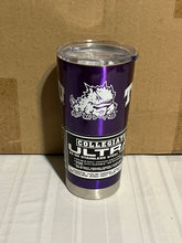 Load image into Gallery viewer, TCU Horned Frogs NCAA Purple 20oz Tumbler Cup Mug Logo Brands - Casey's Sports Store