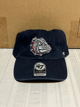 Load image into Gallery viewer, Gonzaga Bulldogs NCAA '47 Brand Navy Blue Clean Up Strapback Adjustable Hat Cap - Casey's Sports Store