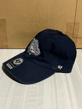 Load image into Gallery viewer, Gonzaga Bulldogs NCAA '47 Brand Navy Blue Clean Up Strapback Adjustable Hat Cap - Casey's Sports Store