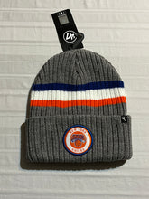 Load image into Gallery viewer, New York Knicks NBA '47 Brand Grey Winter Ski Knit Cuff Cap Beanie - Casey's Sports Store
