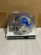 Load image into Gallery viewer, Detroit Lions NFL Riddell Speed Silver Mini Helmet - Casey's Sports Store