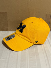 Load image into Gallery viewer, Michigan Wolverines NCAA '47 Brand Yellow Clean Up Adjustable Strapback Hat - Casey's Sports Store