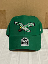 Load image into Gallery viewer, Philadelphia Eagles NFL '47 Brand Throwback Green MVP Adjustable Hat - Casey's Sports Store