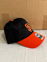 Load image into Gallery viewer, San Francisco Giants MLB '47 Brand Black Two Tone Clean Up Adjustable Hat - Casey's Sports Store