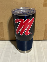 Load image into Gallery viewer, Ole Miss Rebels NCAA Logo Brands 30oz Blue Tumbler Cup Mug - Casey's Sports Store