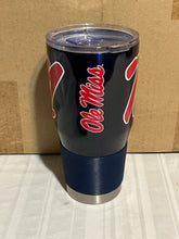 Load image into Gallery viewer, Ole Miss Rebels NCAA Logo Brands 30oz Blue Tumbler Cup Mug - Casey's Sports Store