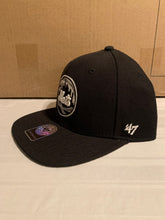 Load image into Gallery viewer, New York Mets MLB '47 Brand Black Sure Shot Two Tone Captain Snapback Hat - Casey's Sports Store