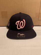 Load image into Gallery viewer, Washington Nationals MLB '47 Brand Navy Sure Shot Two Tone Captain Snapback Hat - Casey's Sports Store