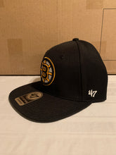 Load image into Gallery viewer, Boston Bruins NHL '47 Brand Black Sure Shot Captain Snapback Hat - Casey's Sports Store