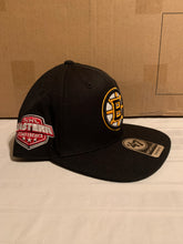 Load image into Gallery viewer, Boston Bruins NHL '47 Brand Black Sure Shot Captain Snapback Hat - Casey's Sports Store