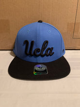 Load image into Gallery viewer, UCLA Bruins NCAA '47 Brand Blue Ruz Sure Shot 2 Tone Captain Snapback Hat - Casey's Sports Store