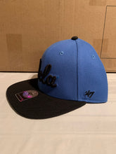 Load image into Gallery viewer, UCLA Bruins NCAA '47 Brand Blue Ruz Sure Shot 2 Tone Captain Snapback Hat - Casey's Sports Store
