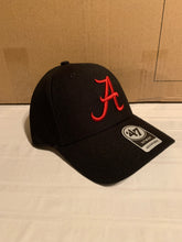Load image into Gallery viewer, Alabama Crimson Tide NCAA '47 Brand Black MVP One Size Adjustable Hat - Casey's Sports Store