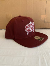Load image into Gallery viewer, Columbus Blue Jackets NHL '47 Brand Red Sure Shot Adjustable Snapback Hat - Casey's Sports Store