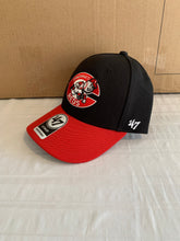 Load image into Gallery viewer, Cincinnati Reds Cooperstown MLB '47 Brand Black Two Tone MVP Adjustable Hat - Casey's Sports Store