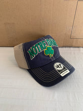 Load image into Gallery viewer, Notre Dame Fighting Irish NCAA '47 Brand Navy Clean Up Snapback Mesh Hat - Casey's Sports Store