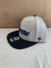 Load image into Gallery viewer, Indiana Pacers NBA '47 Brand Gray Street Script Captain Adjustable Snapback Hat - Casey's Sports Store