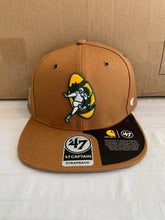 Load image into Gallery viewer, Green Bay Packers NFL '47 Brand Carhartt Mens Brown Captain Strapback Hat - Casey's Sports Store