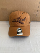 Load image into Gallery viewer, New York Jets Legacy NFL '47 Brand Carhartt Mens Brown Clean Up Adjustable Hat - Casey's Sports Store