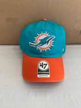 Load image into Gallery viewer, Miami Dolphins NFL '47 Brand Neptune Two Tone Clean Up Adjustable Hat - Casey's Sports Store