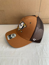 Load image into Gallery viewer, Anaheim Ducks NHL '47 Carhartt Mens Mesh Brown MVP Adjustable Hat Cap - Casey's Sports Store