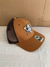Load image into Gallery viewer, Anaheim Ducks NHL '47 Carhartt Mens Mesh Brown MVP Adjustable Hat Cap - Casey's Sports Store