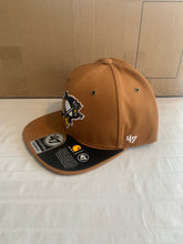 Load image into Gallery viewer, Pittsburgh Penguins NHL '47 Brand Carhartt Captain Mens Brown Snapback Hat - Casey's Sports Store