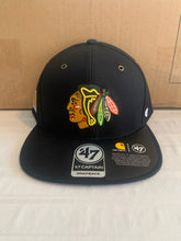 Load image into Gallery viewer, Chicago Blackhawks NHL '47 Brand Carhartt Captain Mens Black Snapback Hat - Casey's Sports Store