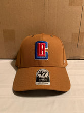 Load image into Gallery viewer, Los Angeles Clippers NBA '47 Brand Carhartt Mens Brown MVP Adjustable Hat - Casey's Sports Store