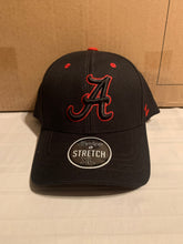 Load image into Gallery viewer, Alabama Crimson Tide NCAA Zephyr Black One Size Stretch Fit Hat Cap - Casey's Sports Store
