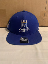 Load image into Gallery viewer, Kansas City Royals MLB '47 Brand Royal Sure Shot Captain Snapback Hat - Casey's Sports Store