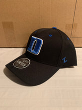 Load image into Gallery viewer, Duke Blue Devils NCAA Zephyr Stretch Fit One Size Black Hat Cap - Casey's Sports Store