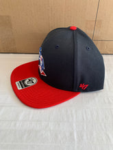 Load image into Gallery viewer, Oakland Athletics Throwback MLB '47 Brand Navy Two Tone Captain Snapback Hat - Casey's Sports Store